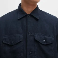 Shirts|Shirts|Maison Kitsuné BOSS Orange Lovel Linen Overshirt - S