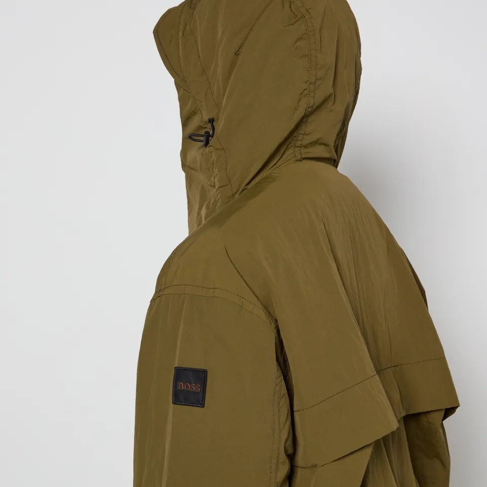 Jackets|Coats|Dr. Martens BOSS Orange Obosco Oversized Lightweight Shell Parka - IT 46/S