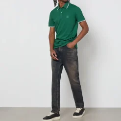 Polo Shirts|Dr. Martens BOSS Orange Passertip Stretch Cotton-Piqué Polo Shirt - S