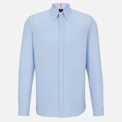Shirts|Shirts|Dr. Martens BOSS Orange Rickert Cotton-Poplin Shirt - S