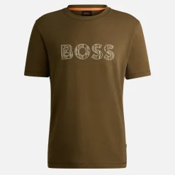 T-Shirts|T-Shirts|Dr. Martens BOSS Orange Te_logotexture Cotton-Jersey T-Shirt - S