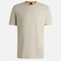 T-Shirts|T-Shirts|Birkenstock BOSS Orange Tegood Logo Cotton-Jersey T-Shirt - M