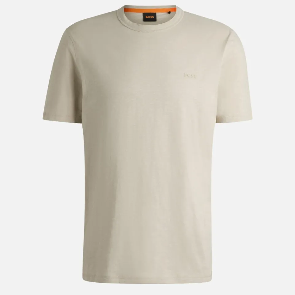 T-Shirts|T-Shirts|Birkenstock BOSS Orange Tegood Logo Cotton-Jersey T-Shirt - M