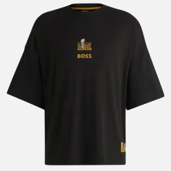 T-Shirts|T-Shirts|Dr. Martens BOSS Orange x NFL Thorpe Cotton-Jersey T-Shirt - S