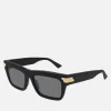 Sunglasses|Sunglasses|Bottega Veneta Acetate Rectangle-Frame Sunglasses