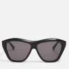 Sunglasses|Sunglasses|Bottega Veneta Oversized Acetate Sunglasses