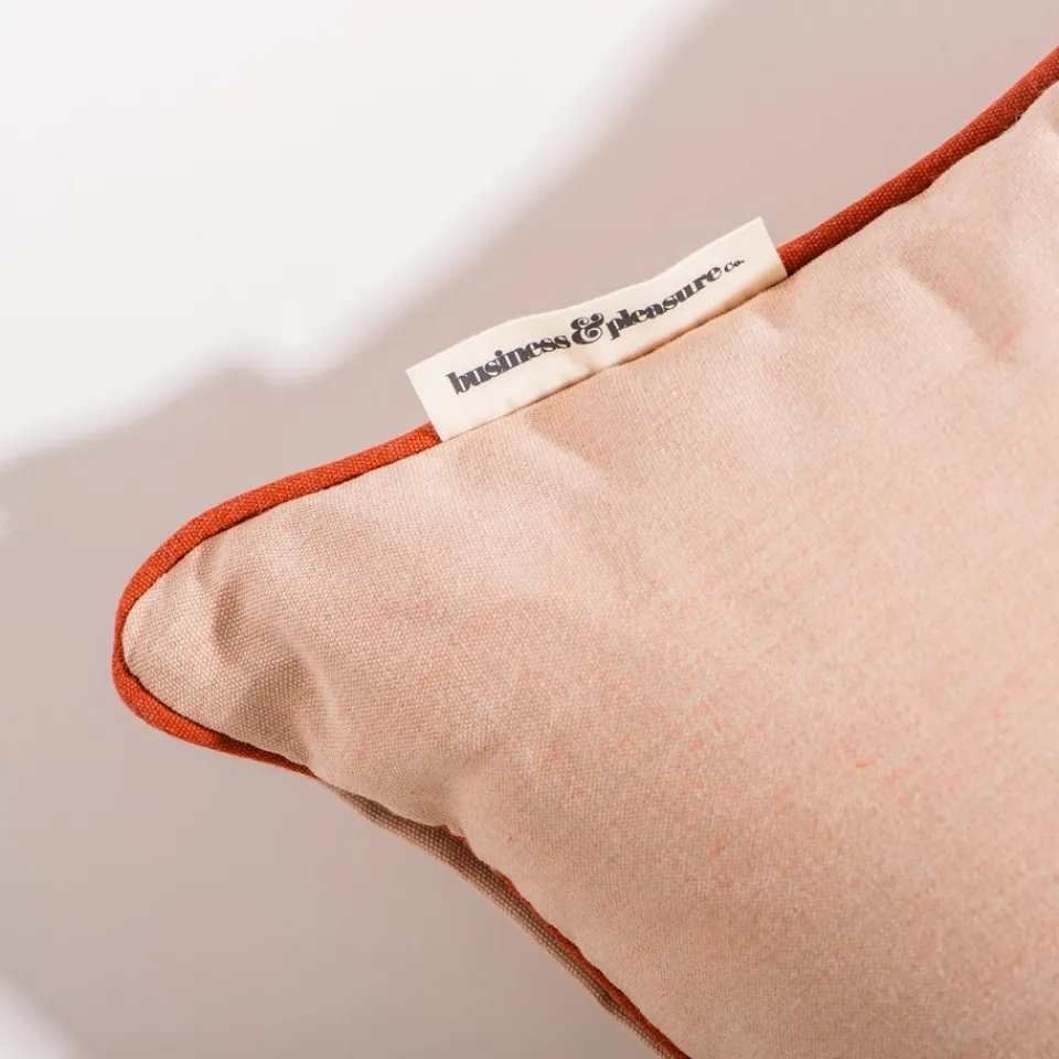 Outdoors|Dr. Martens Business & Pleasure Rectangle Throw Pillow - Rivie Pink