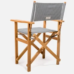 Outdoors|Dr. Martens Business & Pleasure Table Height Directors Chair - Laurens Navy Stripe