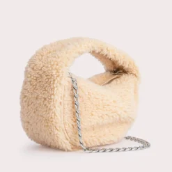 Bags|BY FAR Baby Cush Shearling Bag