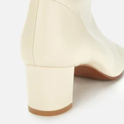 Boots|Dr. Martens BY FAR Women's Sofia Leather Heeled Ankle Boots - UK 4