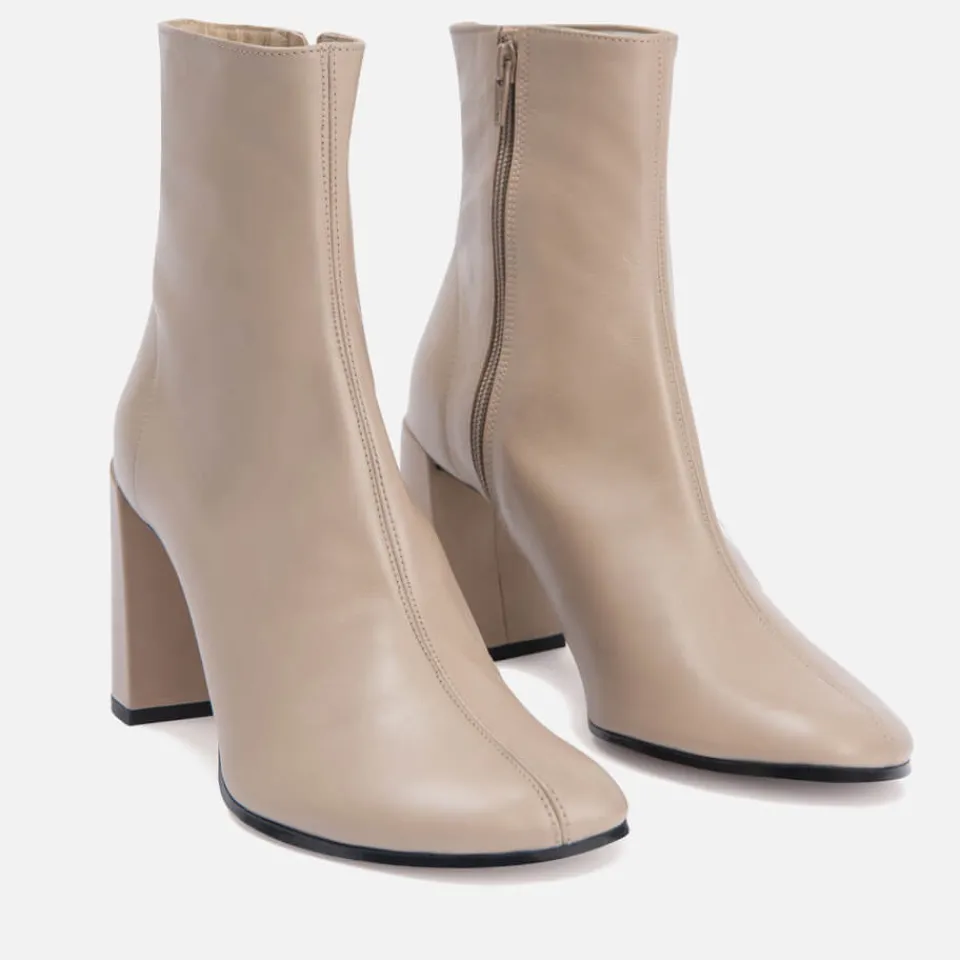 Boots|BY FAR Women's Vlada Leather Heeled Boots - UK 6