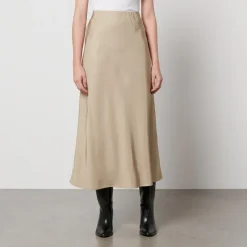 Skirts|Skirts|Dr. Martens By Malene Birger Boshan Satin-Twill Midi Skirt - DK 38/UK 10