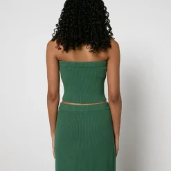 Co-Ord Sets|T-Shirts And Tops|By Malene Birger Giovania Ribbed-Knit Bandeau - L