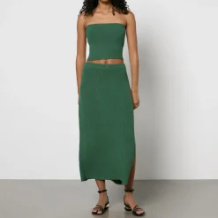 Co-Ord Sets|T-Shirts And Tops|By Malene Birger Giovania Ribbed-Knit Bandeau - L