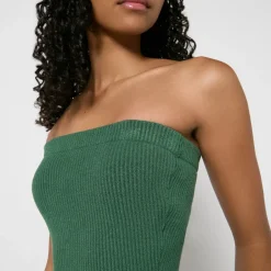 Co-Ord Sets|T-Shirts And Tops|By Malene Birger Giovania Ribbed-Knit Bandeau - L
