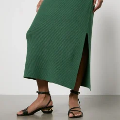 Skirts|Skirts|By Malene Birger Kyara Ribbed-Knit Maxi Skirt - M
