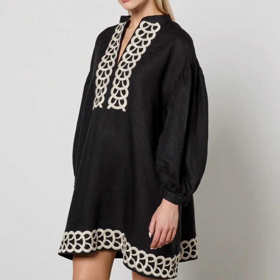 Co-Ord Sets|Dresses|PS Paul Smith By Malene Birger Limonna Embroidered Linen Dress - DK 38/UK 10