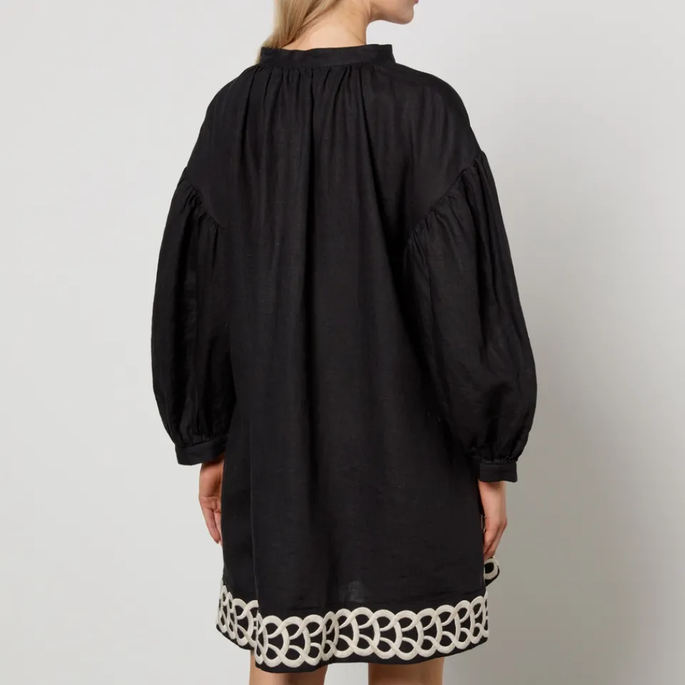 Co-Ord Sets|Dresses|PS Paul Smith By Malene Birger Limonna Embroidered Linen Dress - DK 38/UK 10