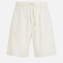 Loungewear|Birkenstock Calvin Klein Linen-Blend Sleep Shorts - M