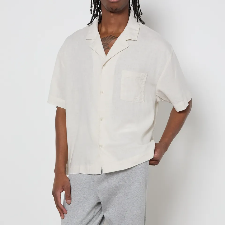 Loungewear|Dr. Martens Calvin Klein Linen-Blend Sleep Shirt - S