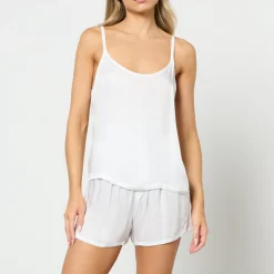 Loungewear|Sleeper Calvin Klein Pure Sheen Sleeveless Satin Short Set - S