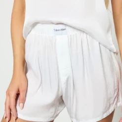 Loungewear|Sleeper Calvin Klein Pure Sheen Sleeveless Satin Short Set - S