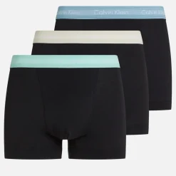 Underwear|Calvin Klein Three-Pack Cotton-Blend Jersey Boxers - S