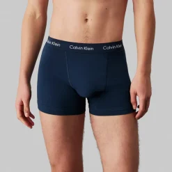 Underwear|New Balance Calvin Klein Three-Pack Cotton-Jersey Boxer Trunks - XL