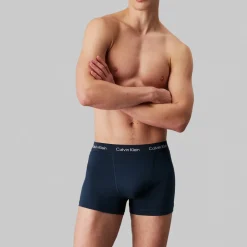 Underwear|New Balance Calvin Klein Three-Pack Cotton-Jersey Boxer Trunks - XL