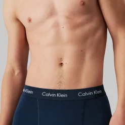 Underwear|New Balance Calvin Klein Three-Pack Cotton-Jersey Boxer Trunks - XL