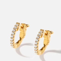 Jewellery|Dr. Martens Carat London Baby Hoop 18k Gold Vermeil-Plated Earrings