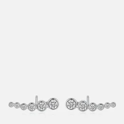 Jewellery|Dr. Martens Carat London Carissa White Gold Plated Sterling Silver Earrings