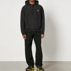 Sweatshirts|Dr. Martens Carhartt WIP Hooded American Script Cotton-Blend Hoodie - M
