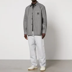 Shirts|Shirts|Dr. Martens Carhartt WIP Menard Herringbone Denim Shirt Jacket - S