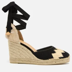 Heels|Sandals & Slides|Dr. Martens Castañer Women's Cande Suede Espadrilles Wedge Sandals - 6