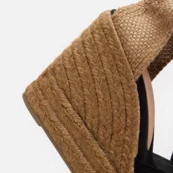 Heels|Ganni Castañer Women's Chiara 8Ed Canvas Wedged Espadrilles - UK 3