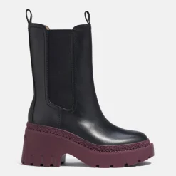 Boots|Dr. Martens Coach Alexa Leather Heeled Chelsea Boots - UK 3