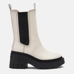 Boots|Dr. Martens Coach Alexa Leather Heeled Chelsea Boots - UK 3