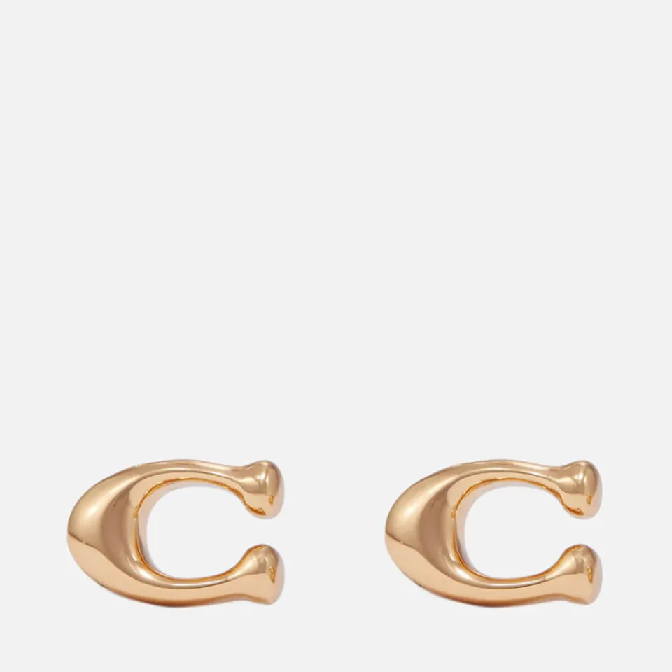 Jewellery|Sleeper Coach Bubble C Gold-Tone Earrings