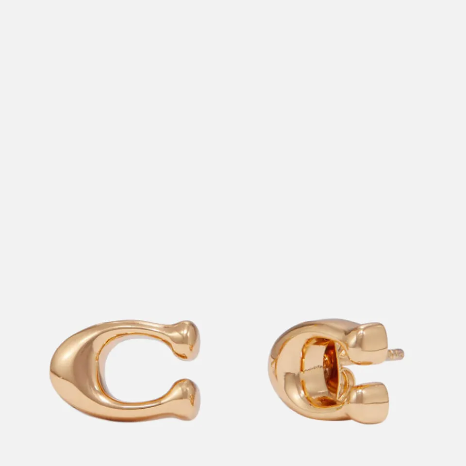 Jewellery|Sleeper Coach Bubble C Gold-Tone Earrings