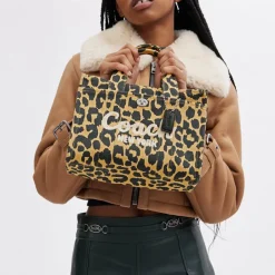 Holiday Bags|Bags|Dr. Martens Coach Cargo Tote 26 Leopard Print Cotton Canvas Bag
