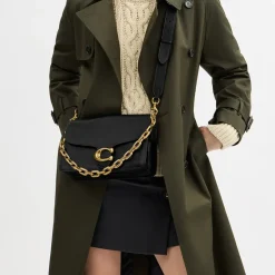 Bags|Coach Chain Tabby Leather Shoulder Bag