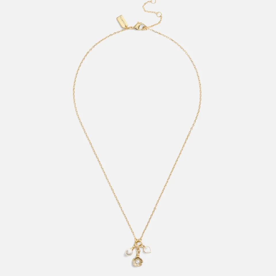 Jewellery|Dr. Martens Coach Cluster Gold-Tone Charm Necklace