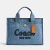 Holiday Bags|Bags|Dr. Martens Coach Denim Cargo Logo-Embroidered Denim Tote Bag