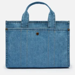 Holiday Bags|Bags|Dr. Martens Coach Denim Cargo Logo-Embroidered Denim Tote Bag
