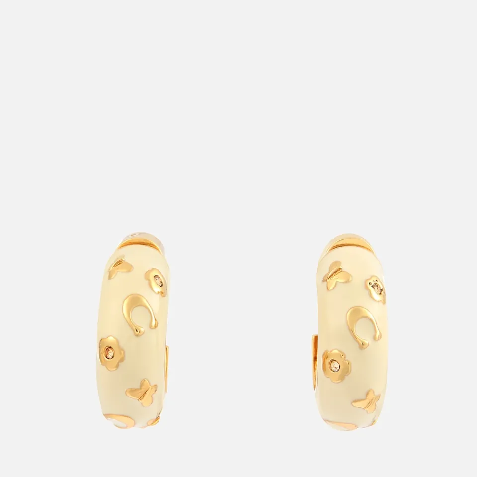 Jewellery|Dr. Martens Coach Gold-Plated Chubby Gold-Plated Huggie Earrings