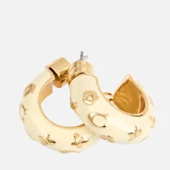 Jewellery|Dr. Martens Coach Gold-Plated Chubby Gold-Plated Huggie Earrings