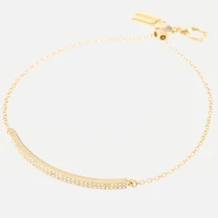 Jewellery|Dr. Martens Coach Gold-Plated Cubic Zirconia Slider Bracelet