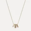 Jewellery|Carhartt WIP Coach Gold-Plated, Enamel and Crystal Necklace