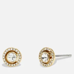 Jewellery|Dr. Martens Coach Halo Gold-Tone and Crystal Earrings